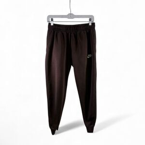 Nike Cotton Fleece Jogger in Espresso Size S